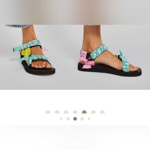 Arizona Love Trekky Bandana Sandals, Size 38/7.5